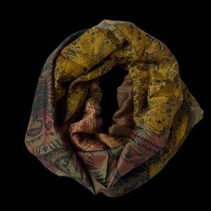 Guru silk infinity scarf